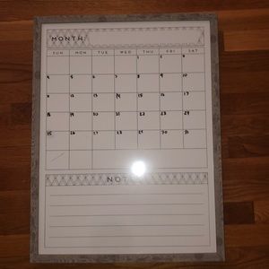 Whiteboard calendar